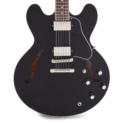 Gibson USA ES-335 Vintage Ebony Electric Guitars / Semi-Hollow