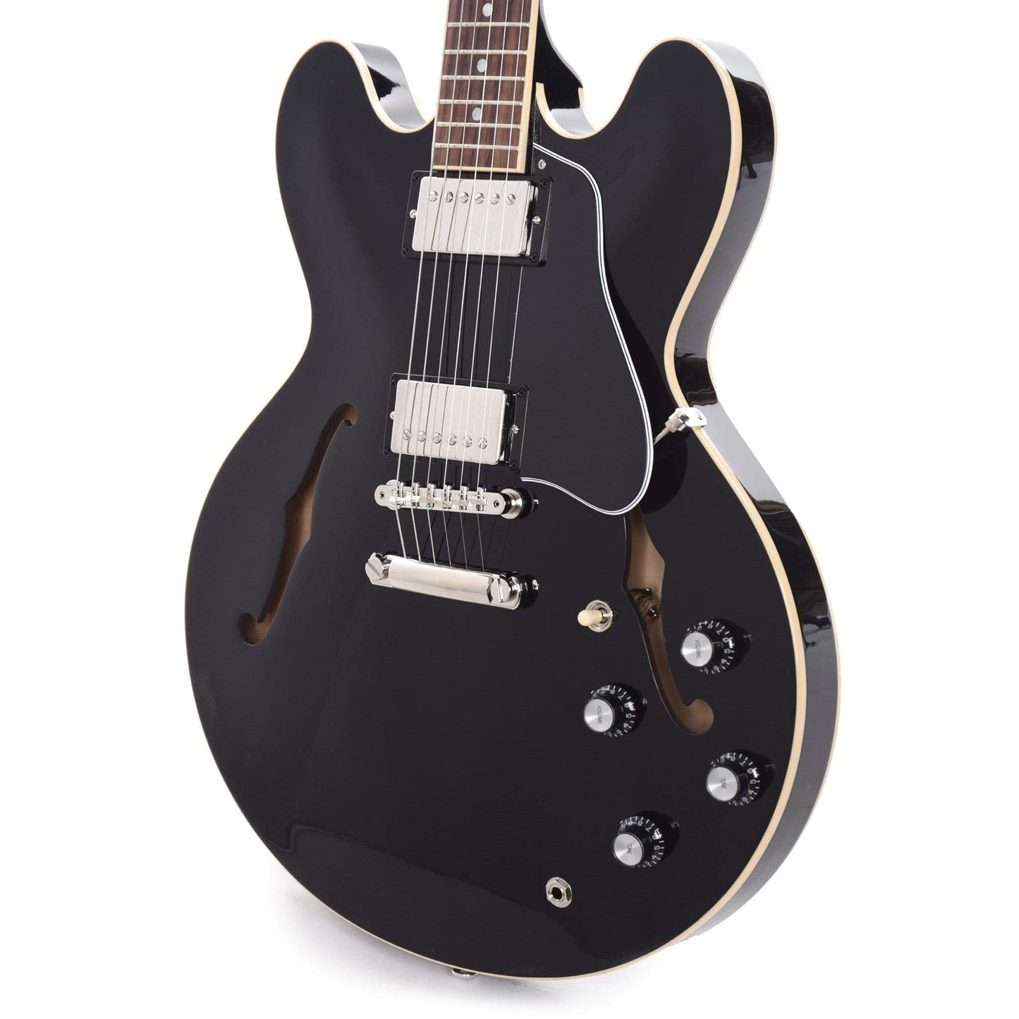 Gibson USA ES-335 Vintage Ebony Electric Guitars / Semi-Hollow
