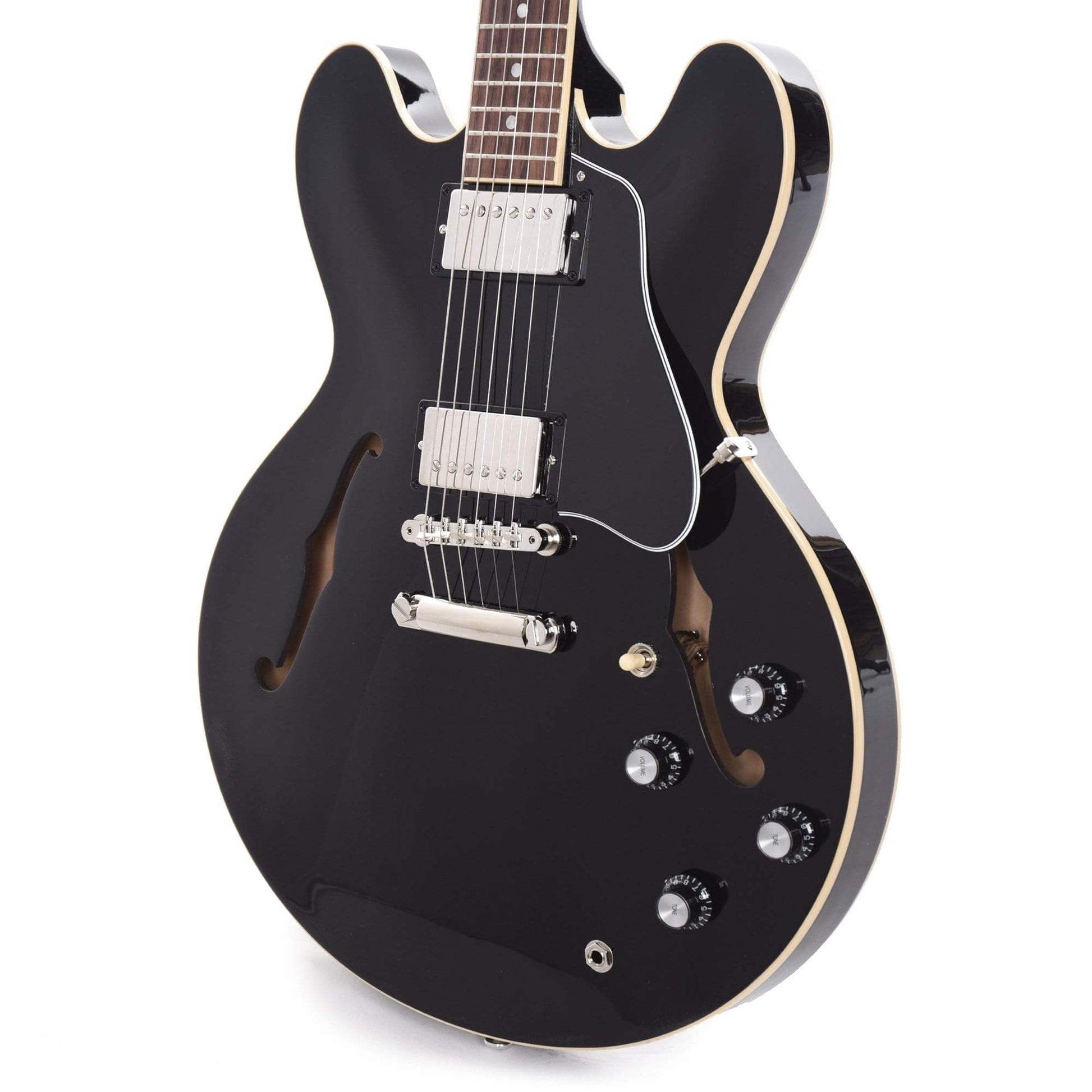 Gibson USA ES-335 Vintage Ebony Electric Guitars / Semi-Hollow
