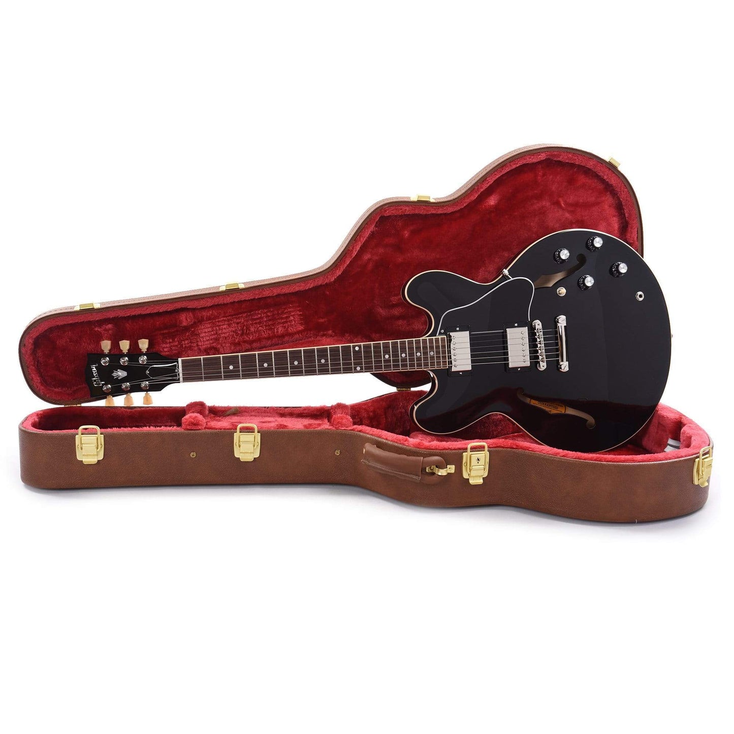 Gibson USA ES-335 Vintage Ebony Electric Guitars / Semi-Hollow