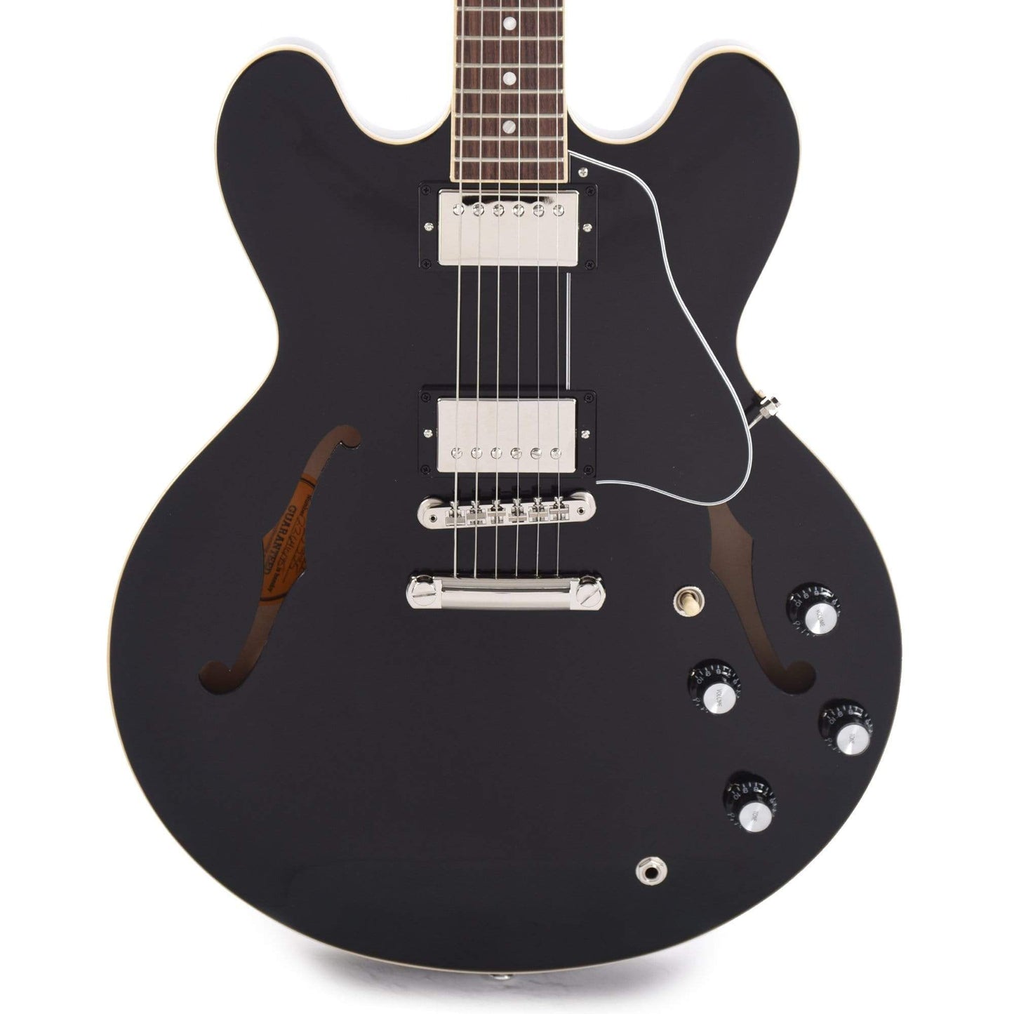Gibson USA ES-335 Vintage Ebony Electric Guitars / Semi-Hollow