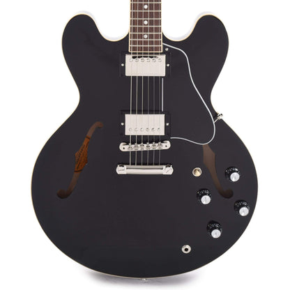 Gibson USA ES-335 Vintage Ebony Electric Guitars / Semi-Hollow