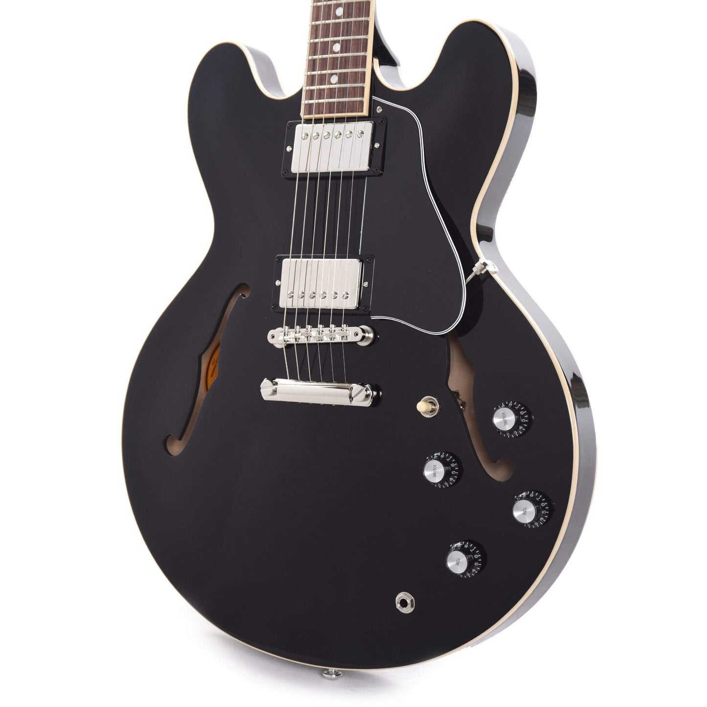 Gibson USA ES-335 Vintage Ebony Electric Guitars / Semi-Hollow