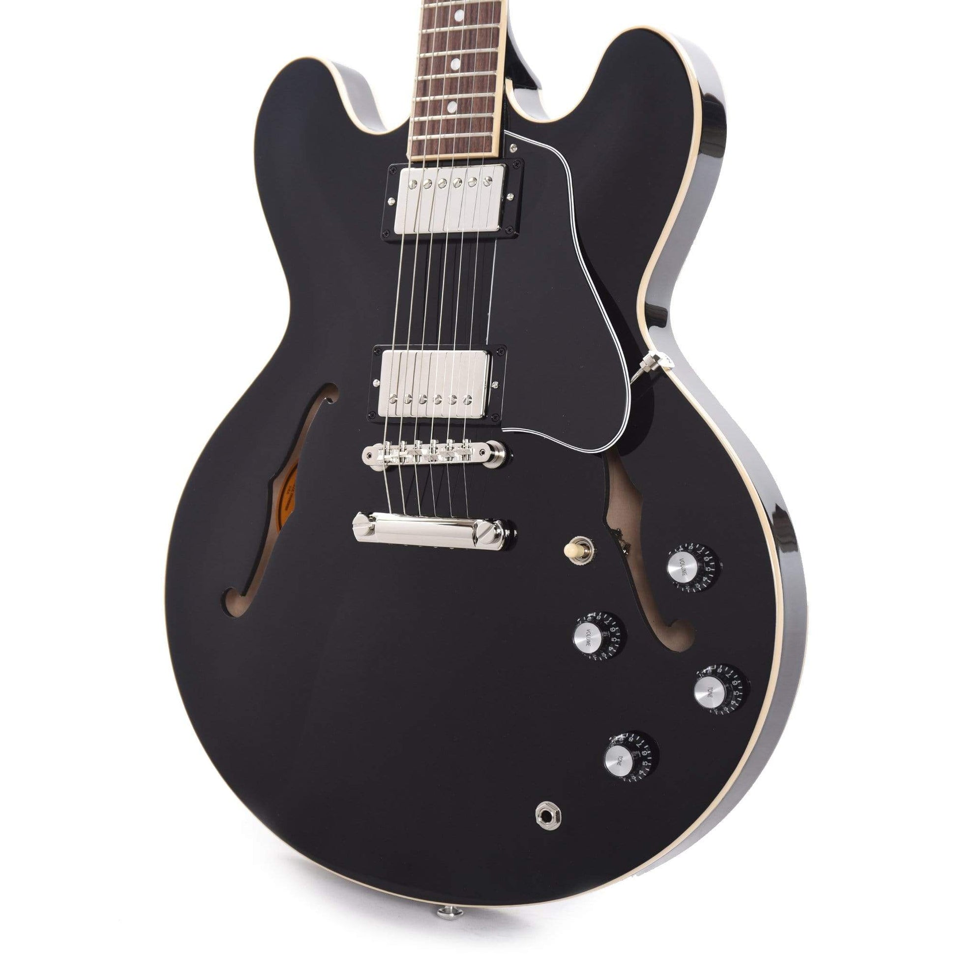 Gibson USA ES-335 Vintage Ebony Electric Guitars / Semi-Hollow
