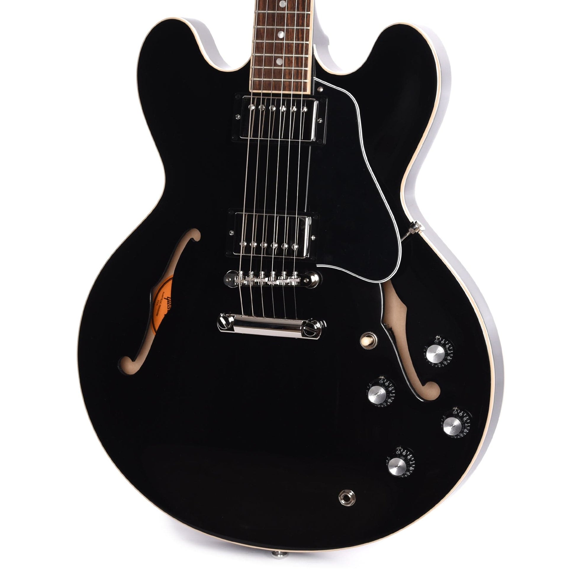 Gibson USA ES-335 Vintage Ebony Electric Guitars / Semi-Hollow