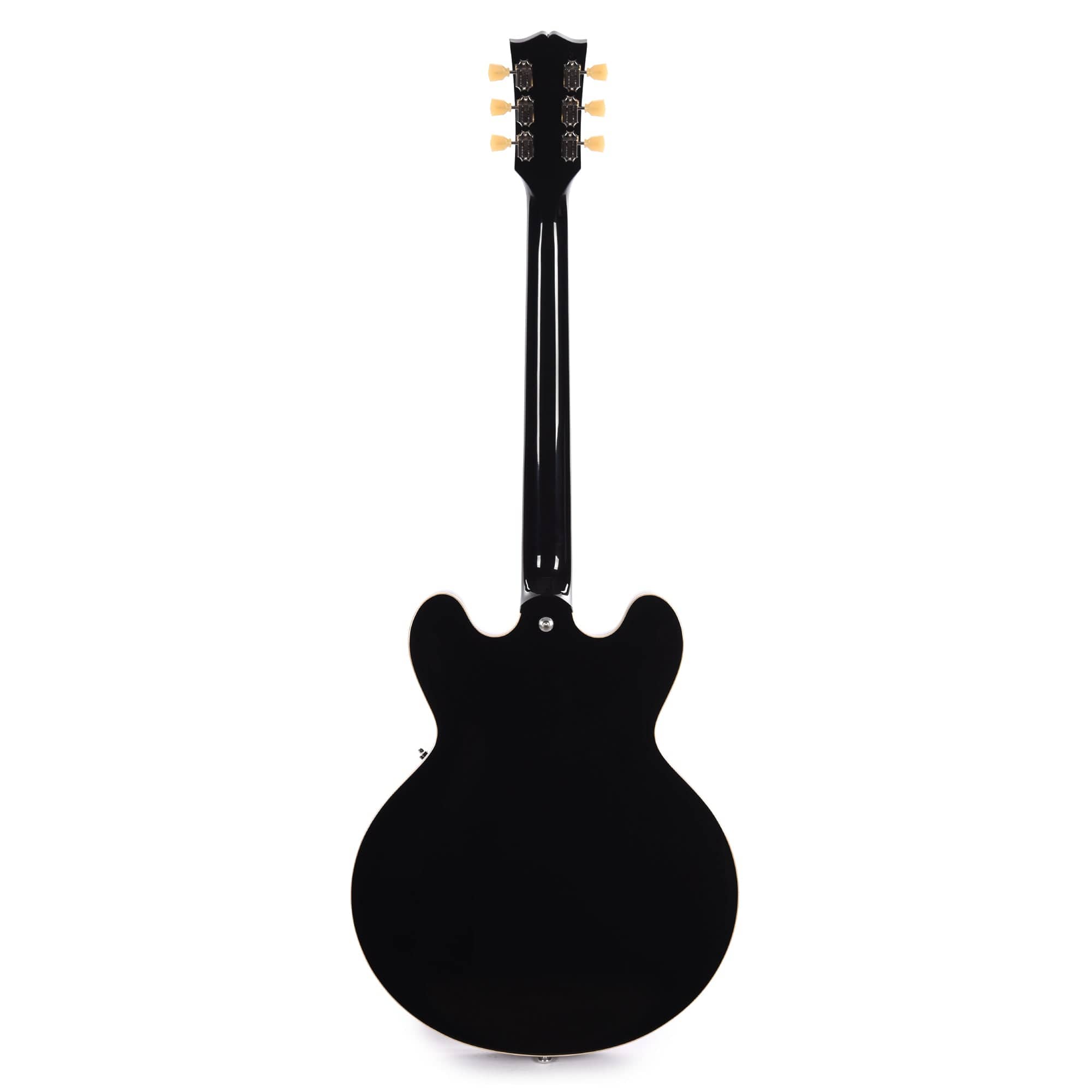 Gibson USA ES-335 Vintage Ebony Electric Guitars / Semi-Hollow
