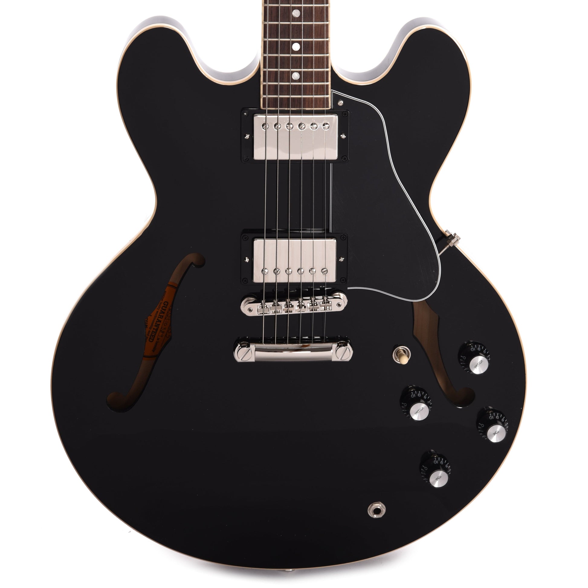 Gibson USA ES-335 Vintage Ebony Electric Guitars / Semi-Hollow