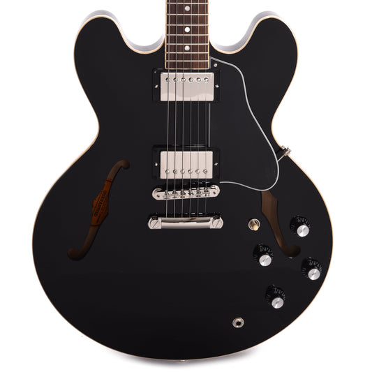 Gibson USA ES-335 Vintage Ebony Electric Guitars / Semi-Hollow
