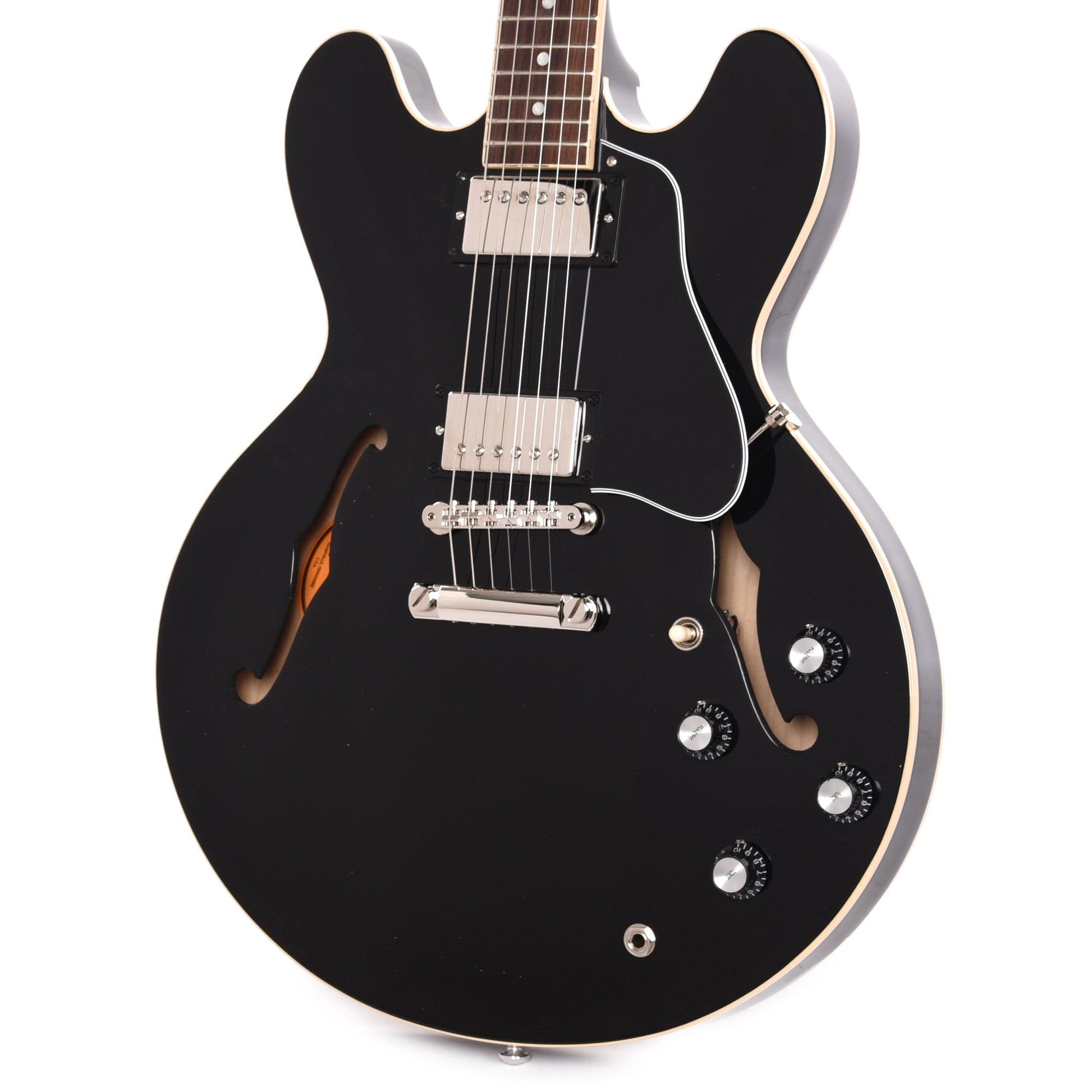 Gibson USA ES-335 Vintage Ebony Electric Guitars / Semi-Hollow