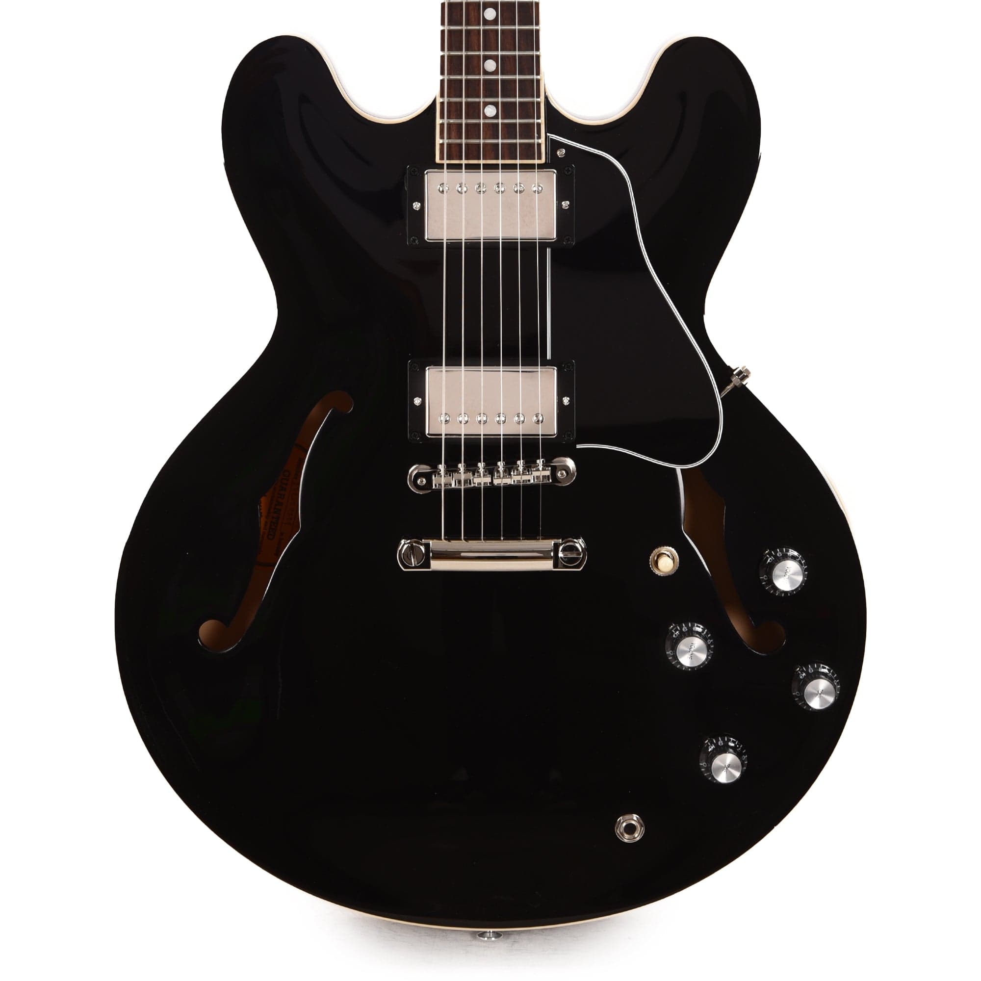 Gibson USA ES-335 Vintage Ebony Electric Guitars / Semi-Hollow