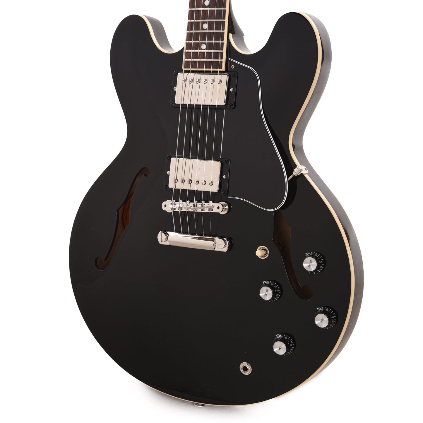 Gibson USA ES-335 Vintage Ebony Electric Guitars / Semi-Hollow