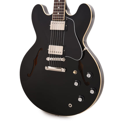 Gibson USA ES-335 Vintage Ebony Electric Guitars / Semi-Hollow