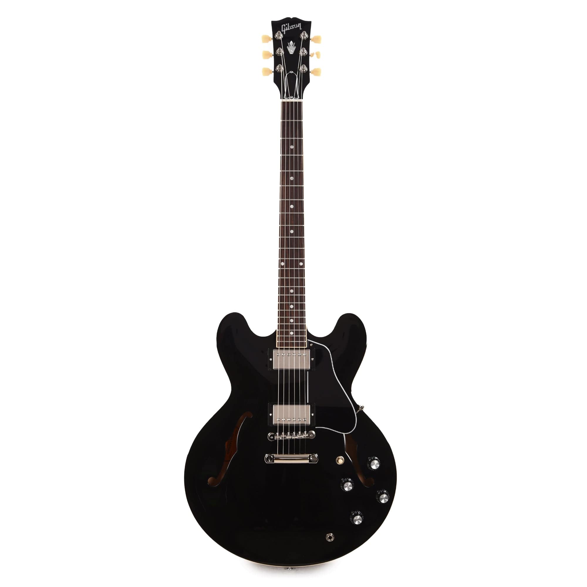 Gibson USA ES-335 Vintage Ebony Electric Guitars / Semi-Hollow
