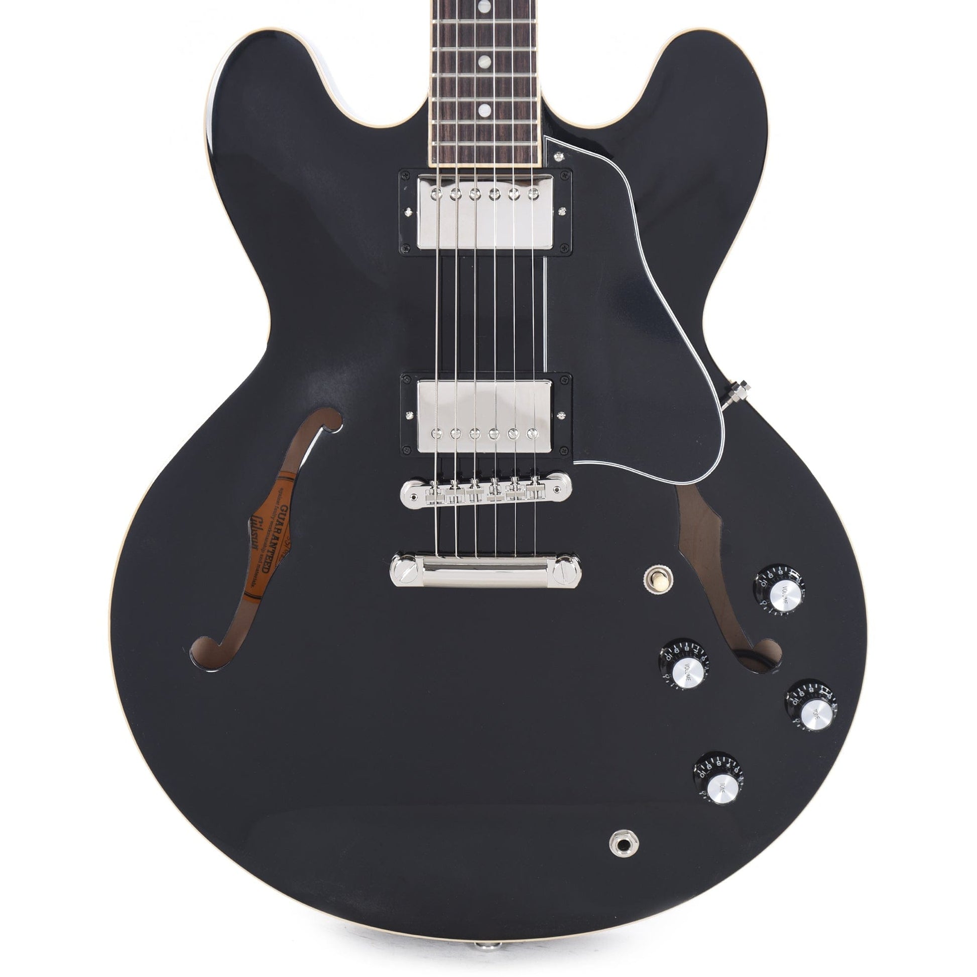 Gibson USA ES-335 Vintage Ebony Electric Guitars / Semi-Hollow