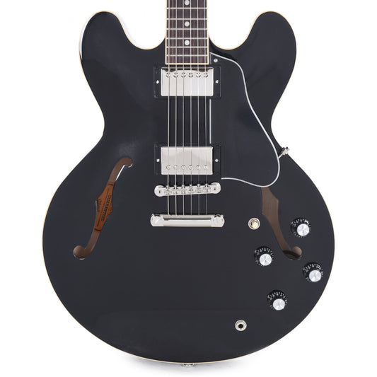 Gibson USA ES-335 Vintage Ebony Electric Guitars / Semi-Hollow