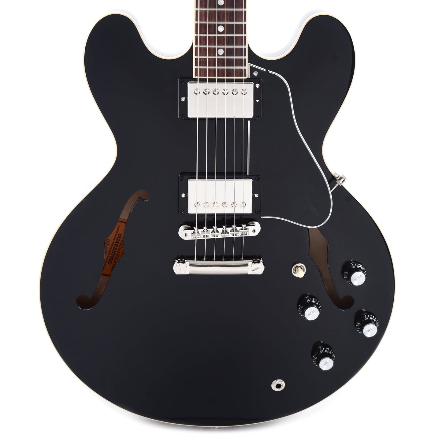 Gibson USA ES-335 Vintage Ebony Electric Guitars / Semi-Hollow