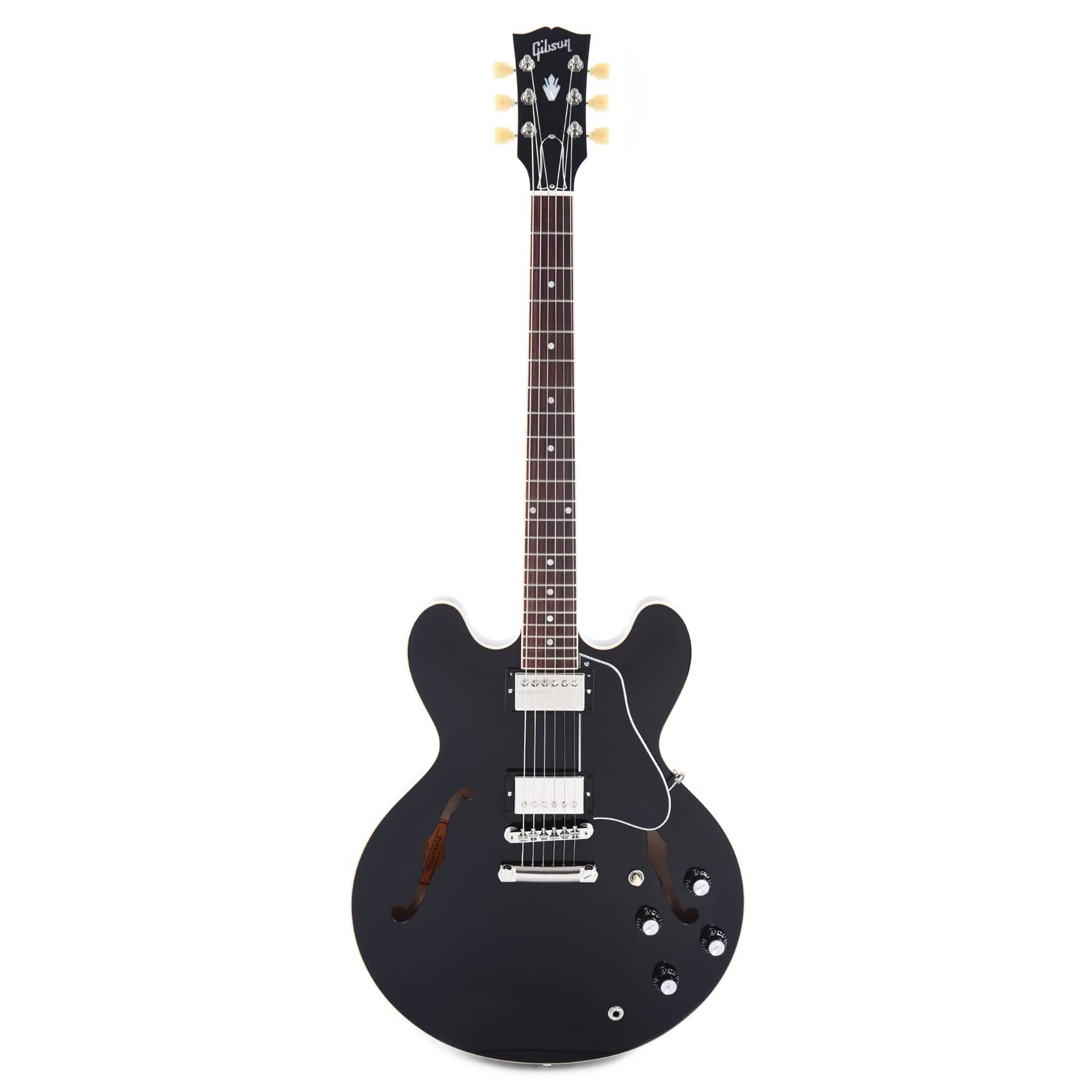 Gibson USA ES-335 Vintage Ebony Electric Guitars / Semi-Hollow