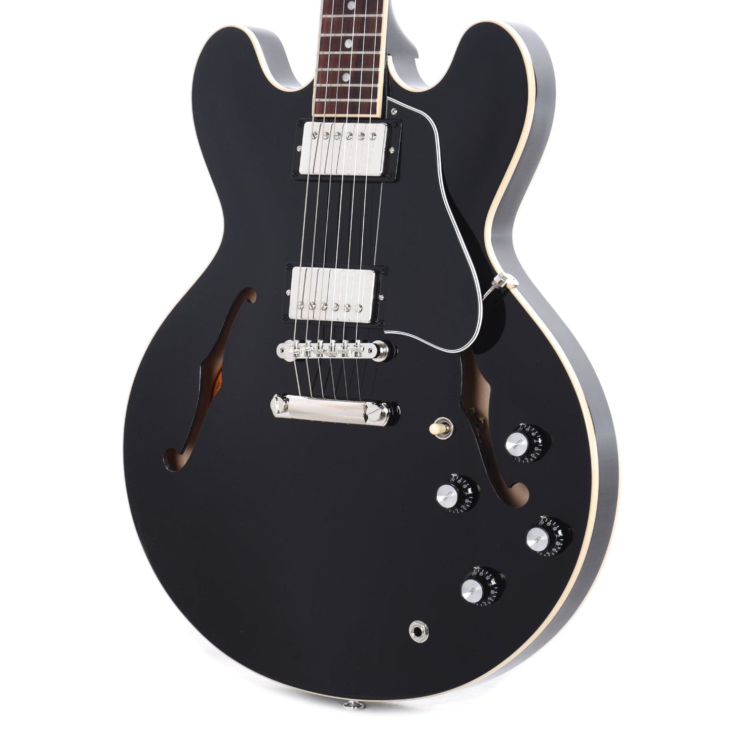 Gibson USA ES-335 Vintage Ebony Electric Guitars / Semi-Hollow