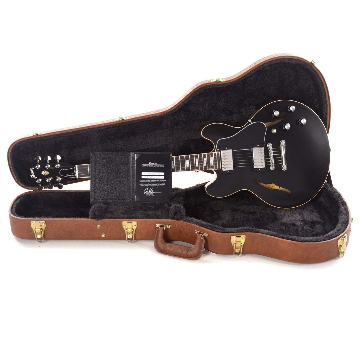 Gibson USA ES-339 Satin Ebony Electric Guitars / Semi-Hollow