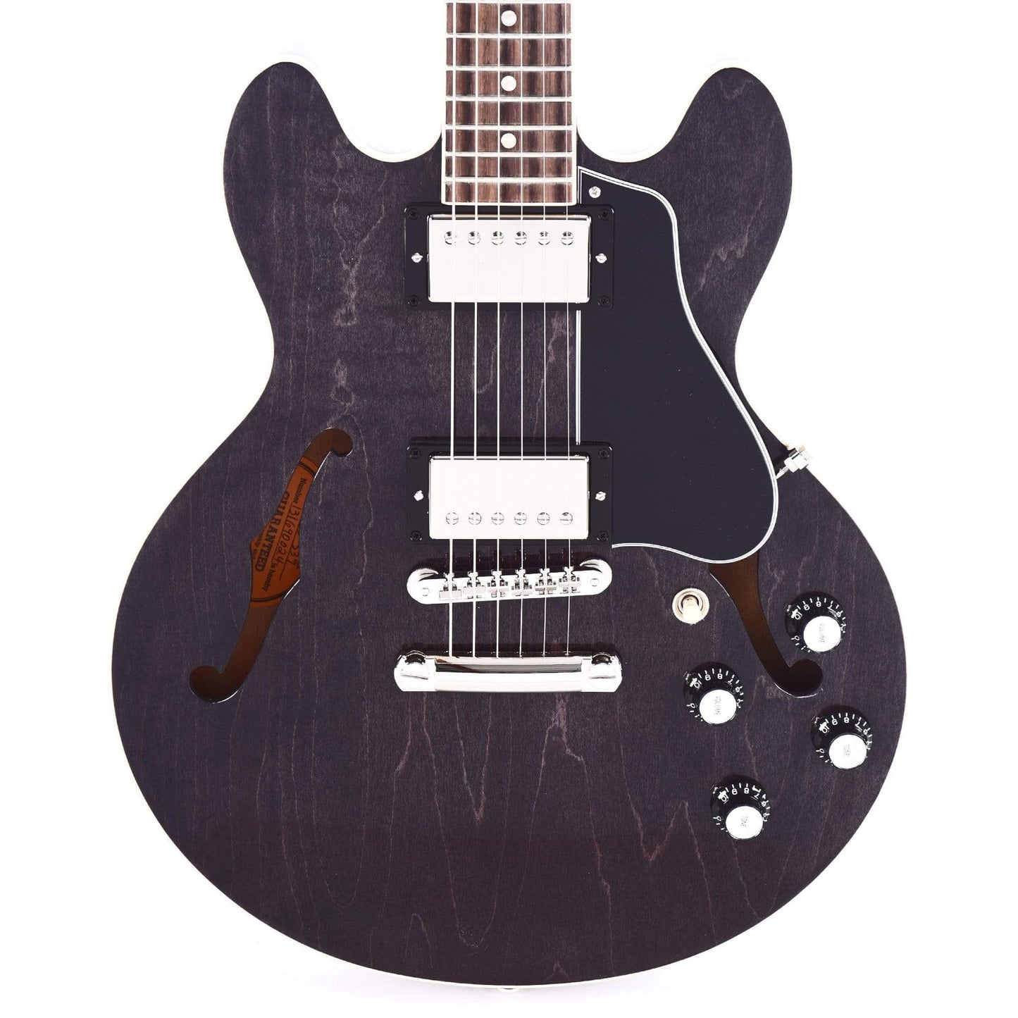 Gibson USA ES-339 Trans Ebony Electric Guitars / Semi-Hollow