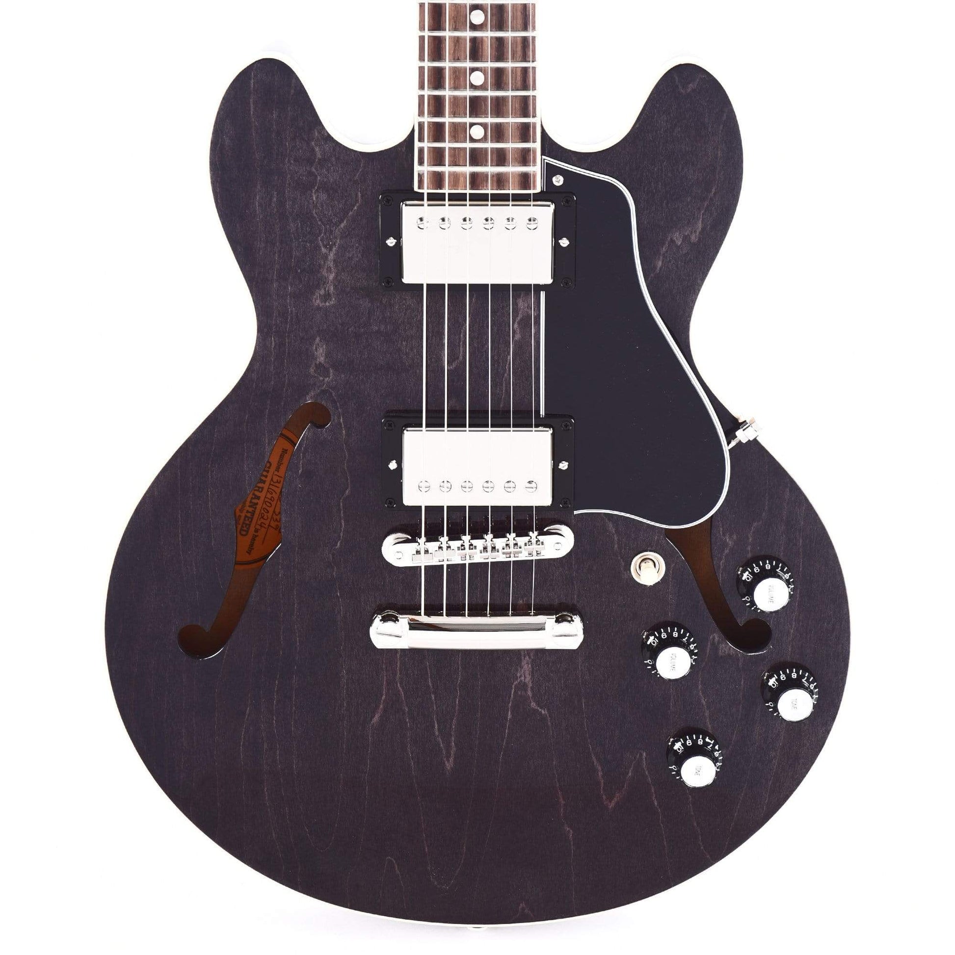 Gibson USA ES-339 Trans Ebony Electric Guitars / Semi-Hollow