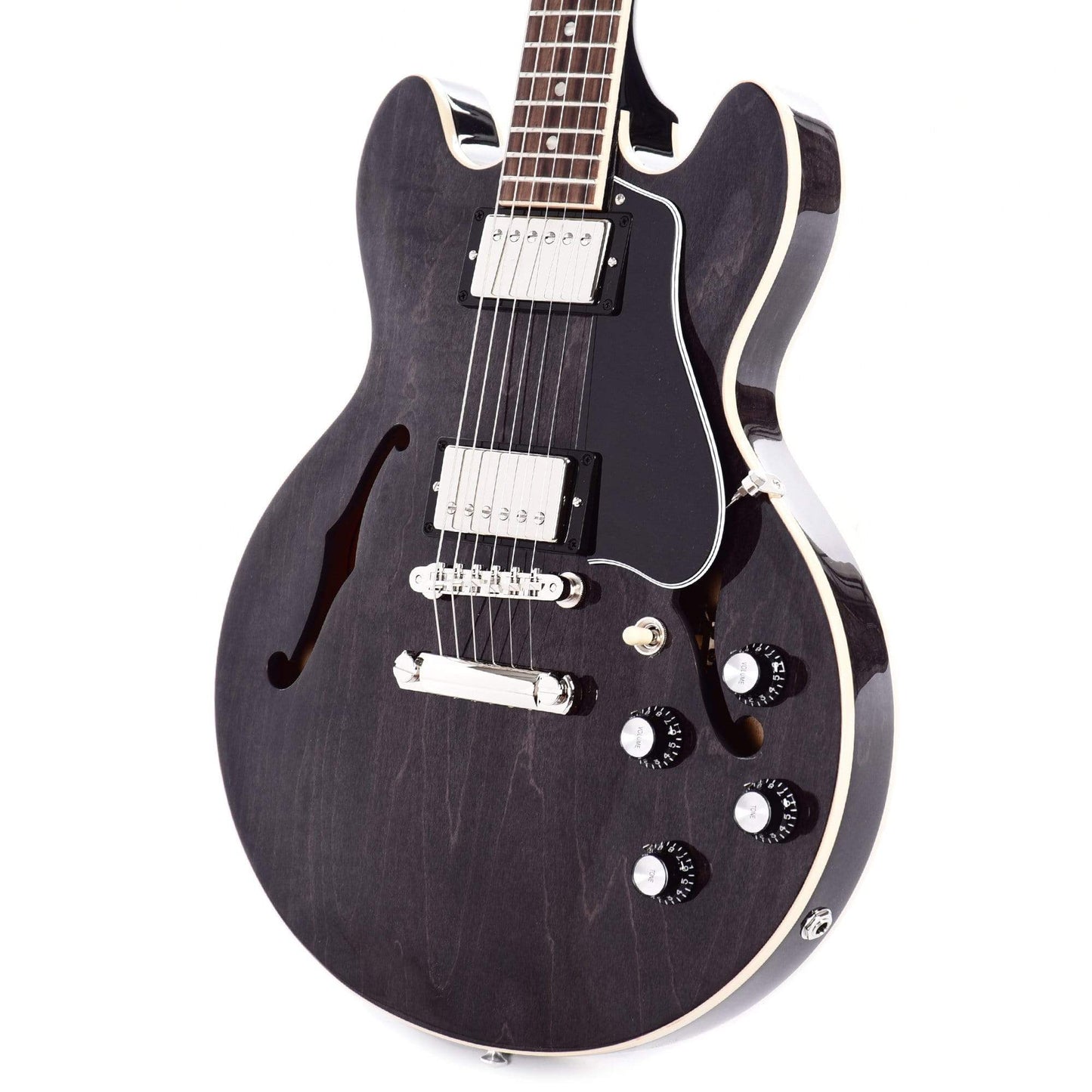 Gibson USA ES-339 Trans Ebony Electric Guitars / Semi-Hollow