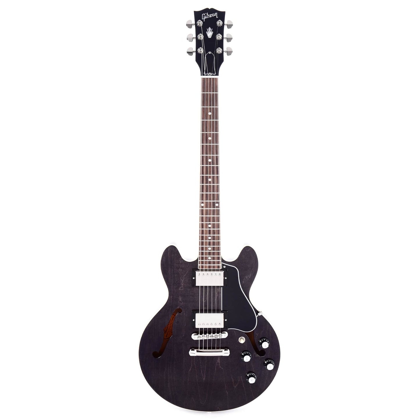 Gibson USA ES-339 Trans Ebony Electric Guitars / Semi-Hollow