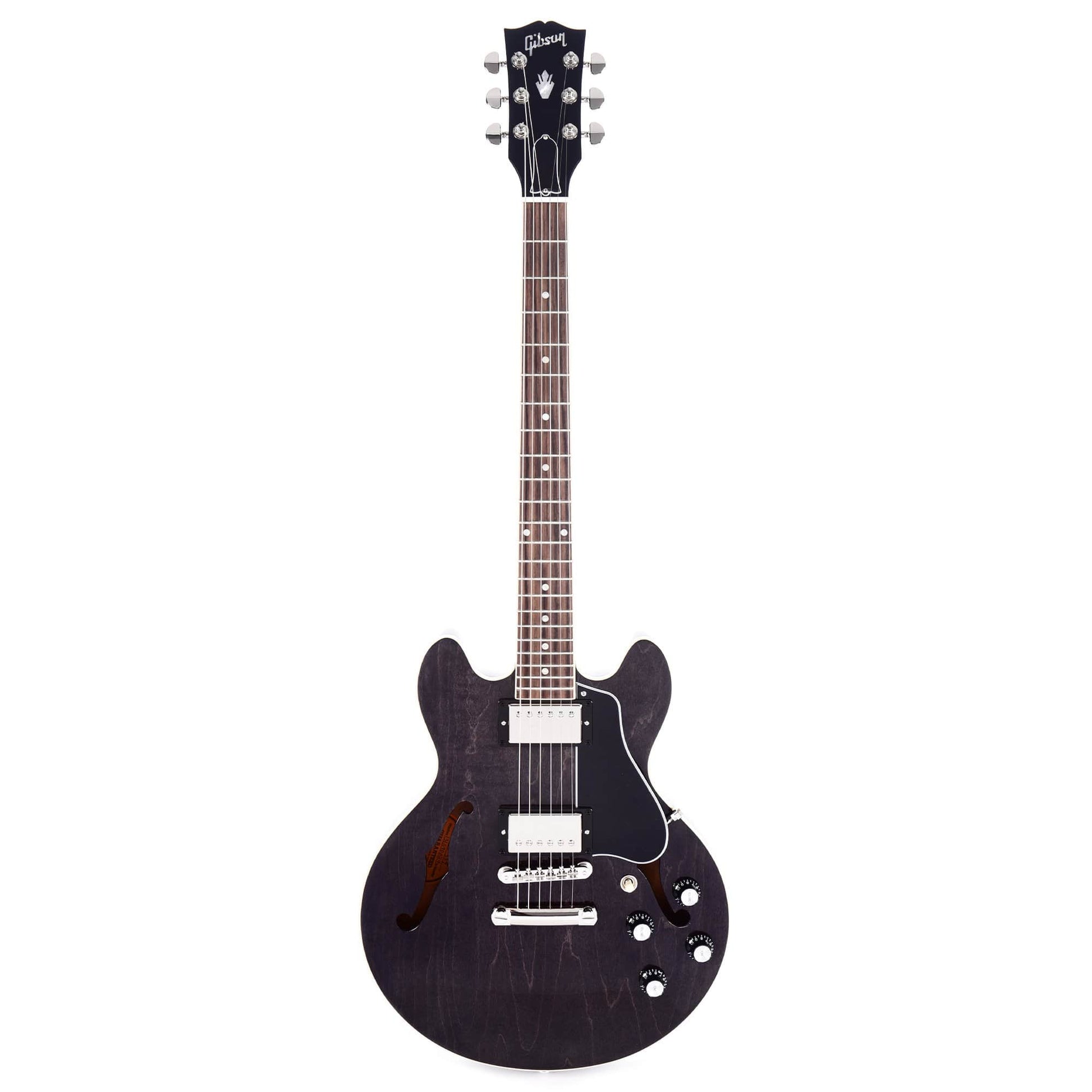 Gibson USA ES-339 Trans Ebony Electric Guitars / Semi-Hollow