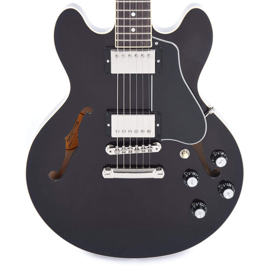 Gibson USA ES-339 Trans Ebony Electric Guitars / Semi-Hollow