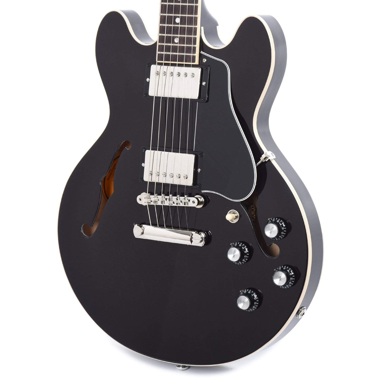 Gibson USA ES-339 Trans Ebony Electric Guitars / Semi-Hollow