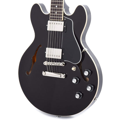 Gibson USA ES-339 Trans Ebony Electric Guitars / Semi-Hollow