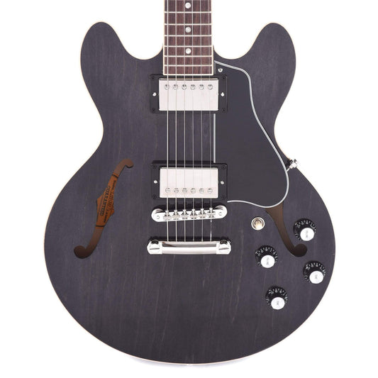Gibson USA ES-339 Trans Ebony Electric Guitars / Semi-Hollow