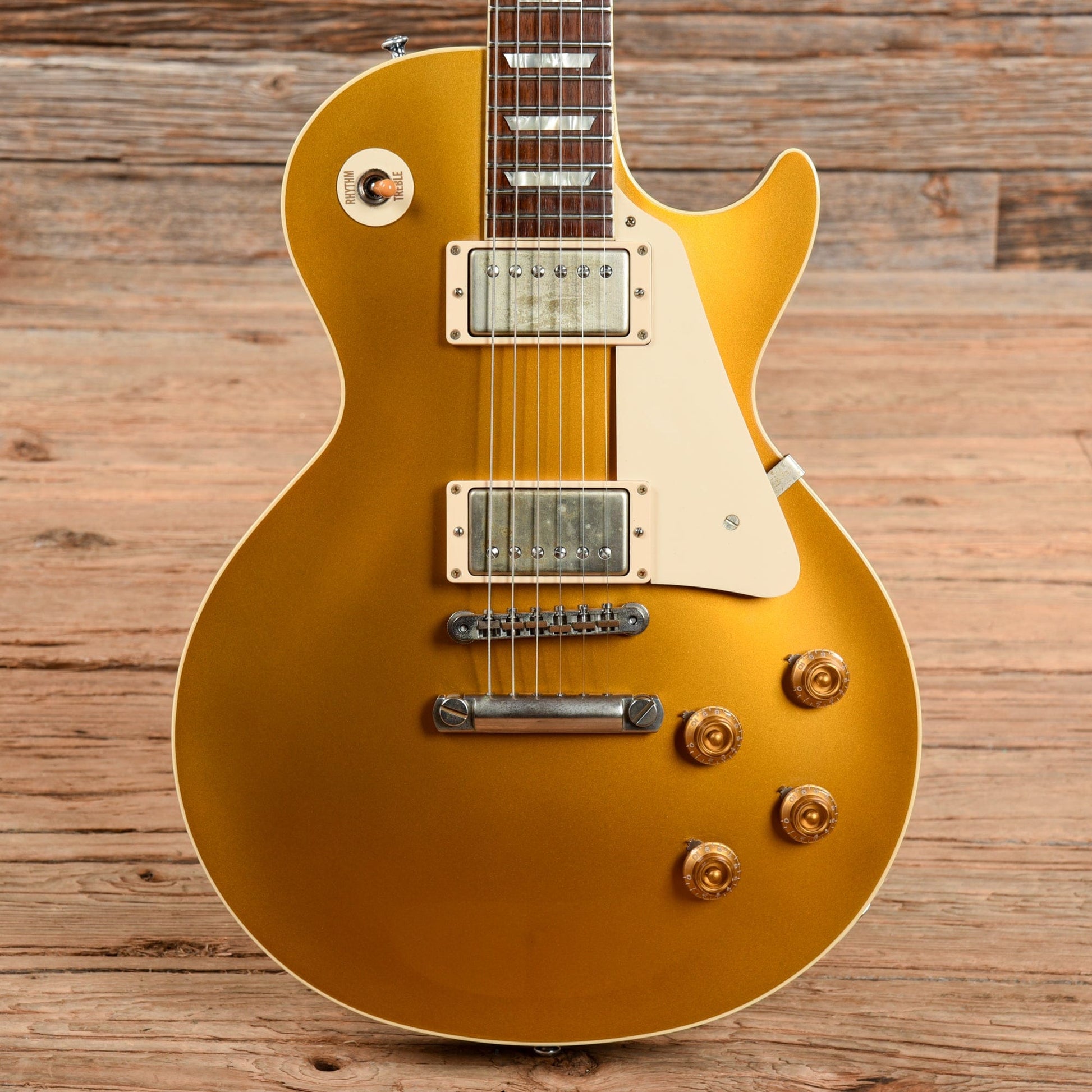 Gibson 1957 Les Paul VOS Reissue Gold Top Dark Back VOS Goldtop 2016 Electric Guitars / Solid Body