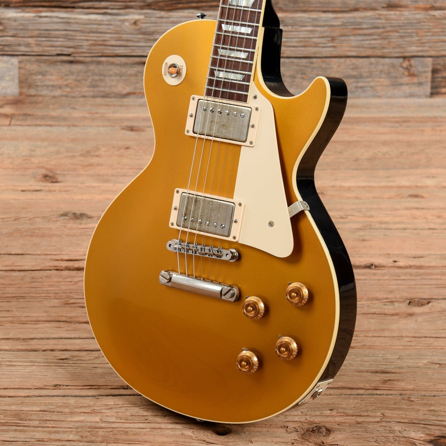 Gibson 1957 Les Paul VOS Reissue Gold Top Dark Back VOS Goldtop 2016 Electric Guitars / Solid Body