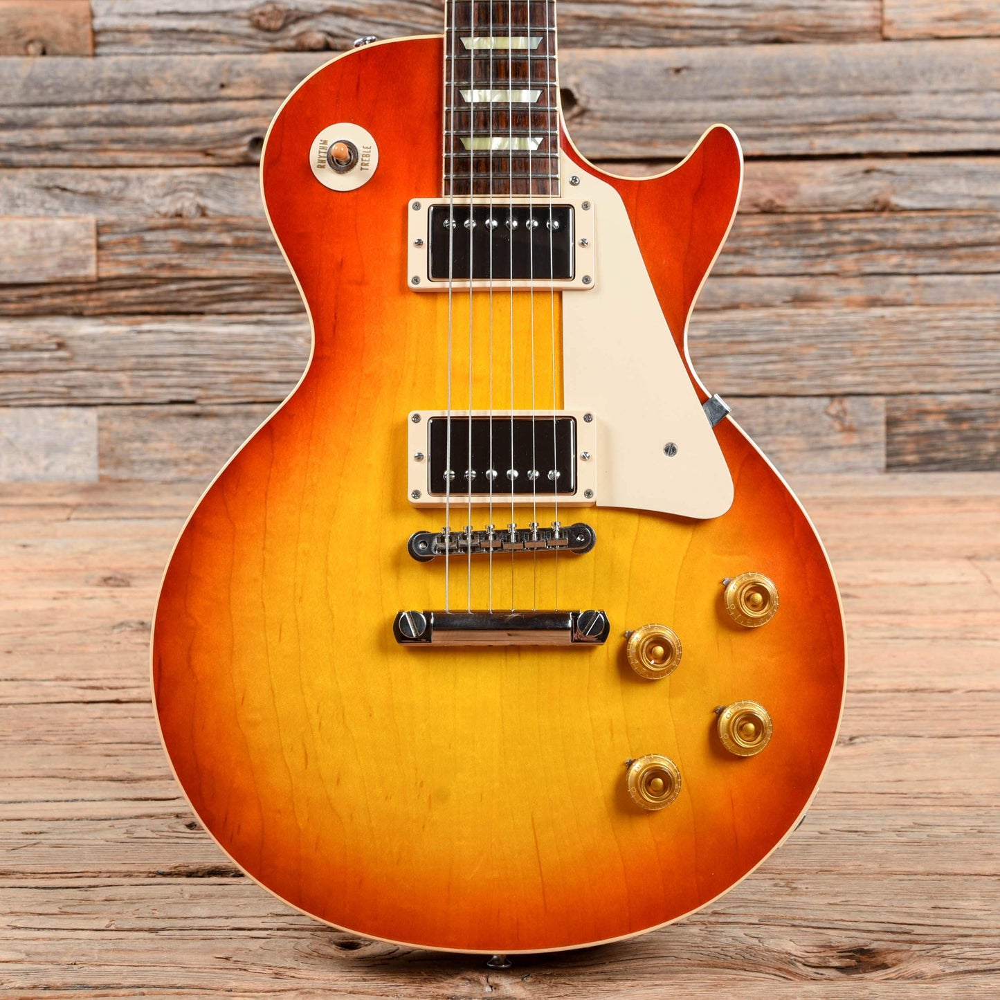 Gibson 1958 Les Paul Standard Plain Top Washed Cherry Sunburst 2014 Electric Guitars / Solid Body