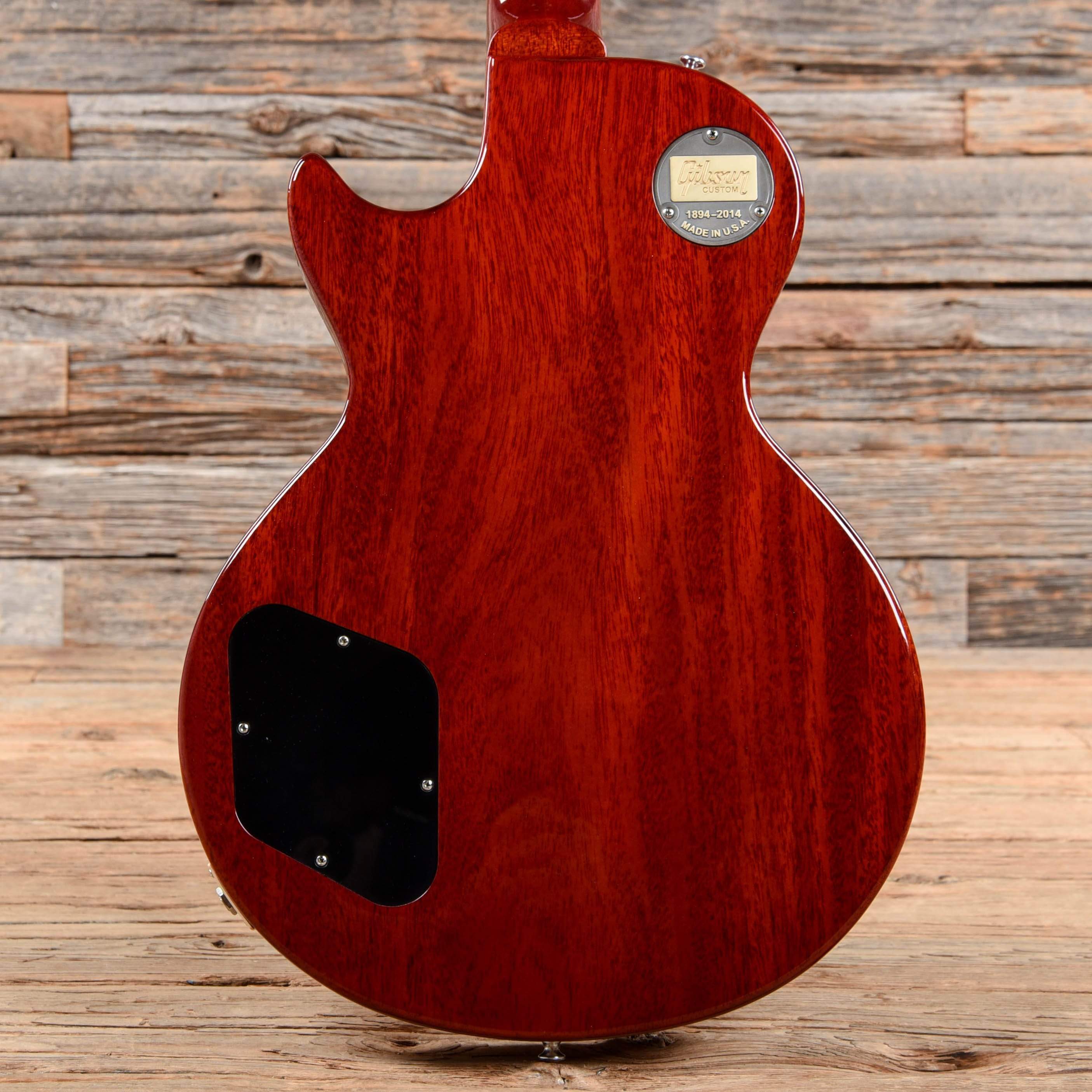 Gibson 1958 Les Paul Standard Plain Top Washed Cherry Sunburst 2014 Electric Guitars / Solid Body
