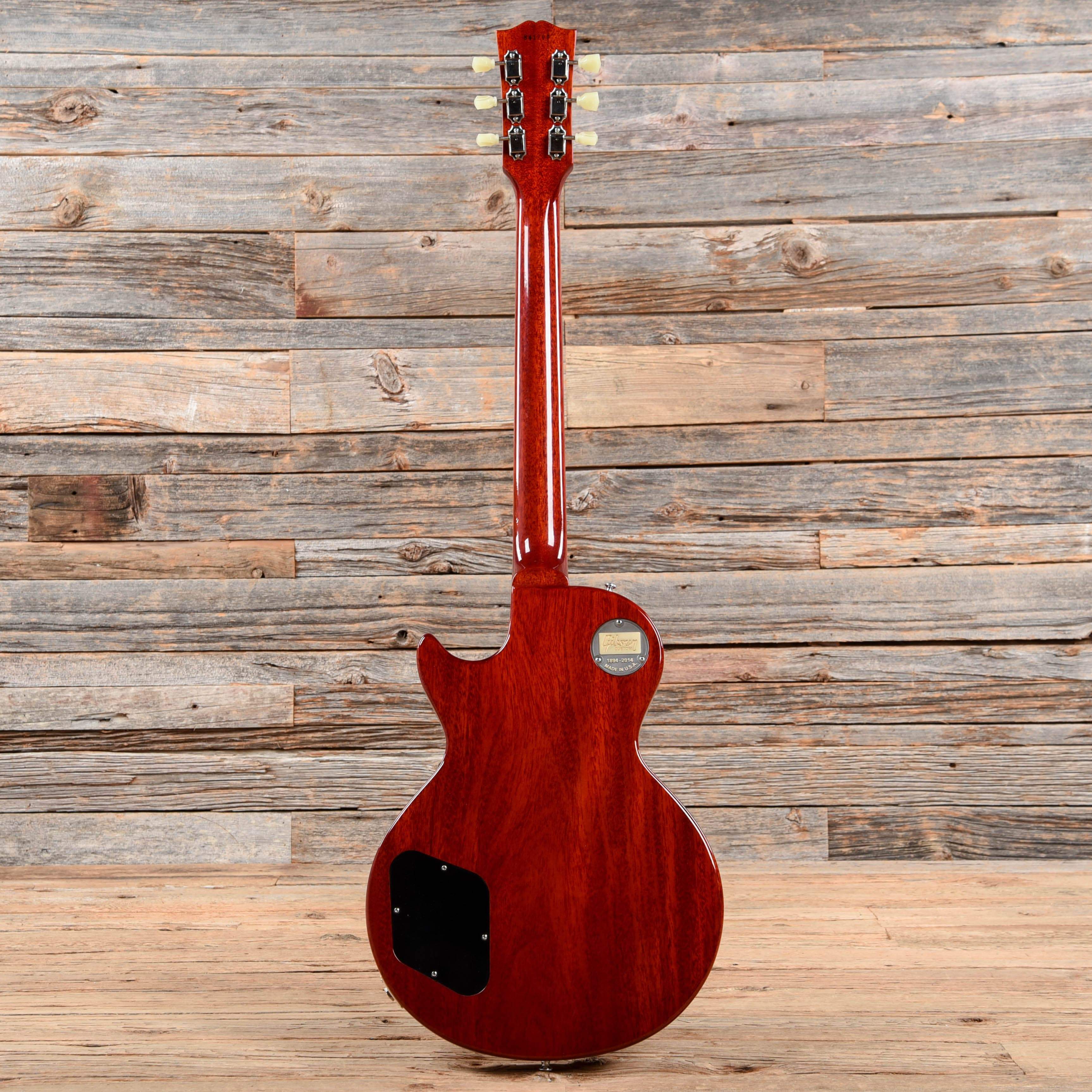 Gibson 1958 Les Paul Standard Plain Top Washed Cherry Sunburst 2014 Electric Guitars / Solid Body