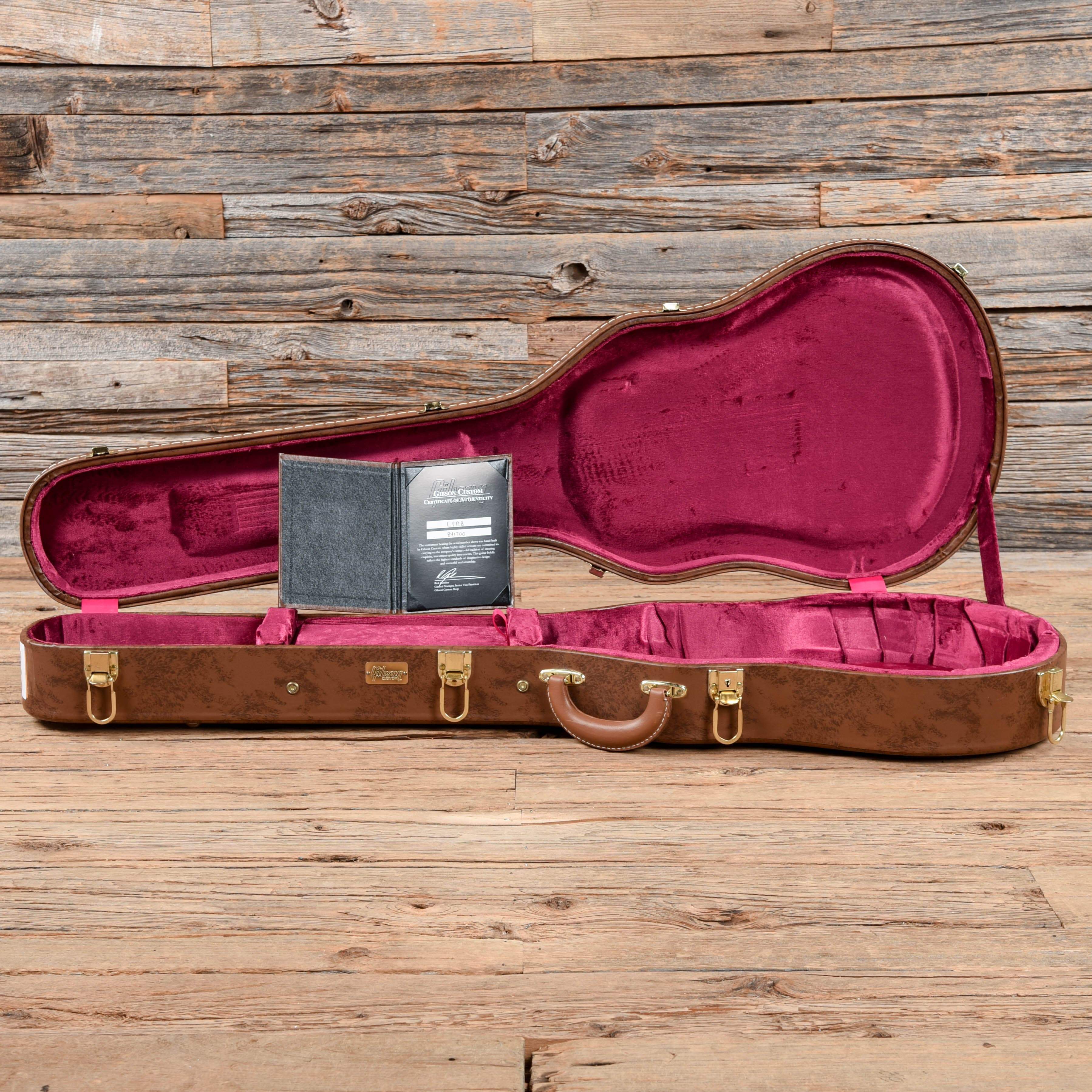 Gibson 1958 Les Paul Standard Plain Top Washed Cherry Sunburst 2014 Electric Guitars / Solid Body