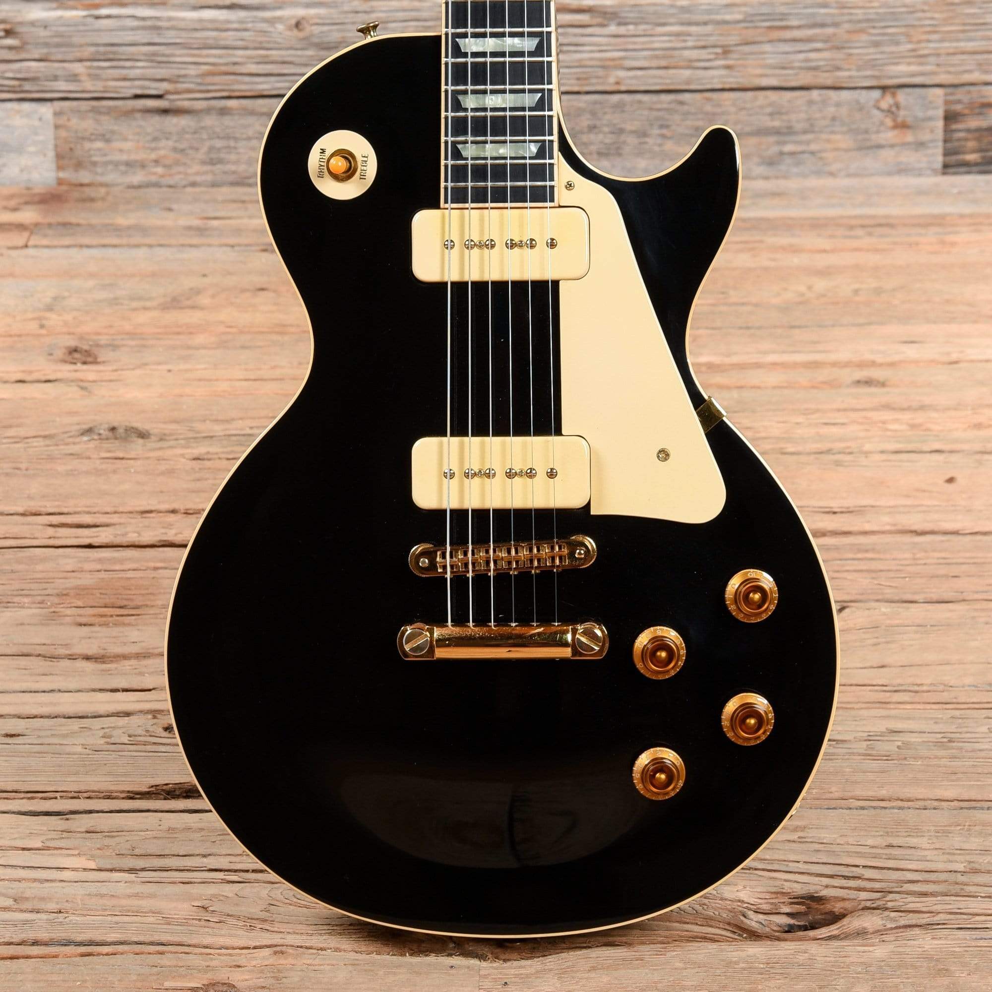Gibson 40th Anniversary Les Paul Black 1991 Electric Guitars / Solid Body