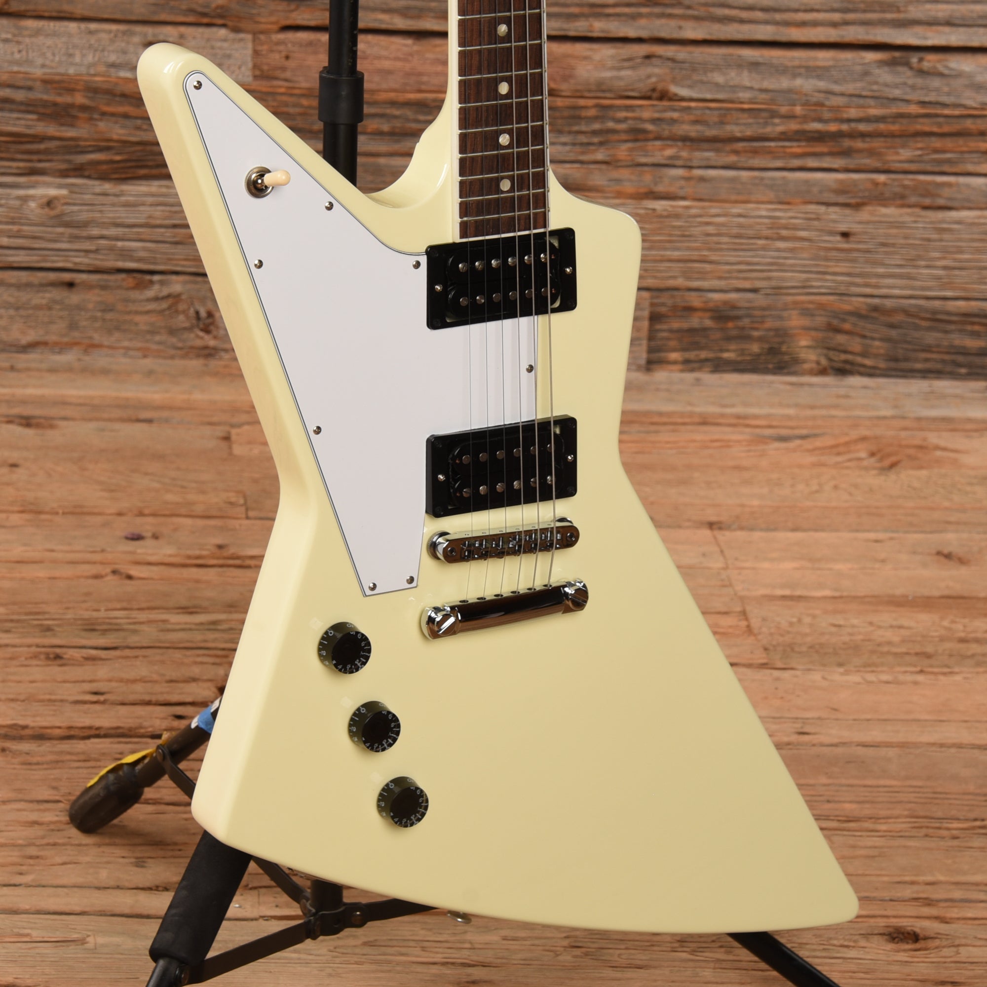 Gibson 70s Explorer White 2021 LEFTY Electric Guitars / Solid Body