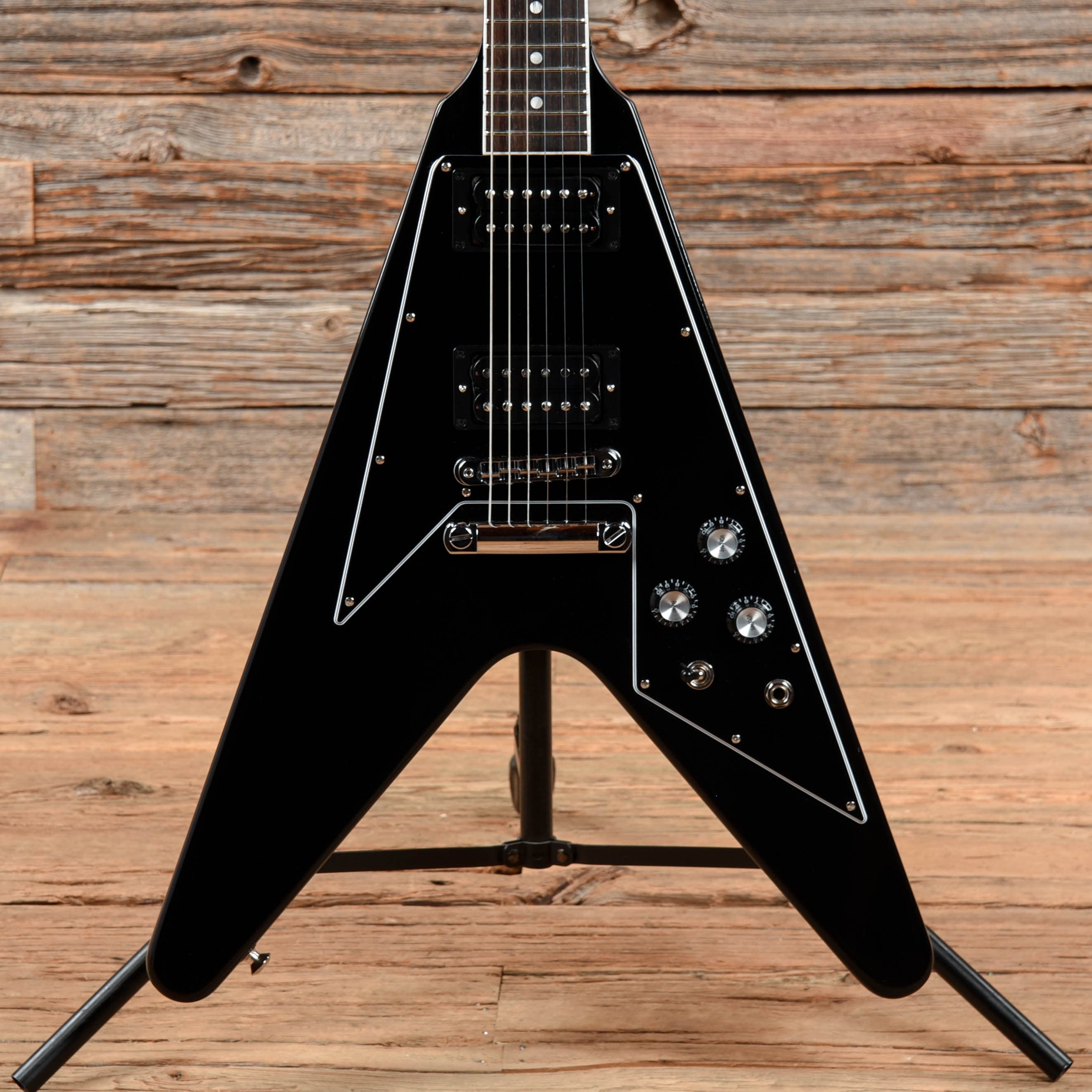 Gibson '70s Flying V Ebony 2021 – Chicago Music Exchange