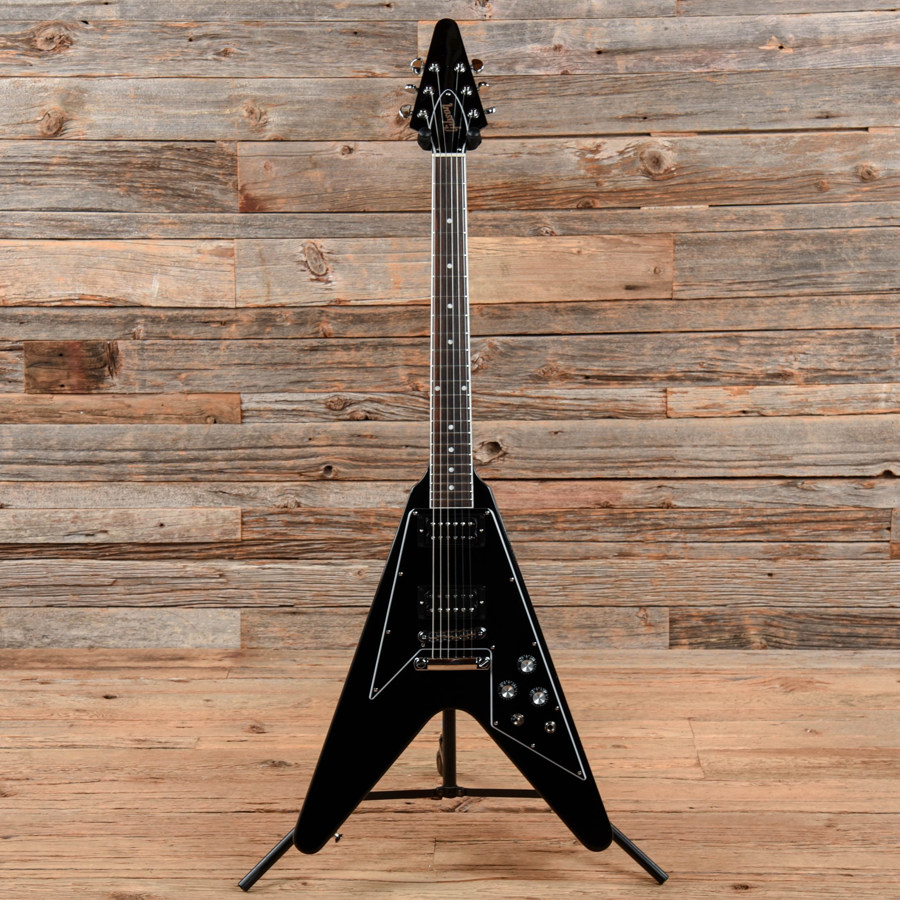 Gibson '70s Flying V Ebony 2021 – Chicago Music Exchange