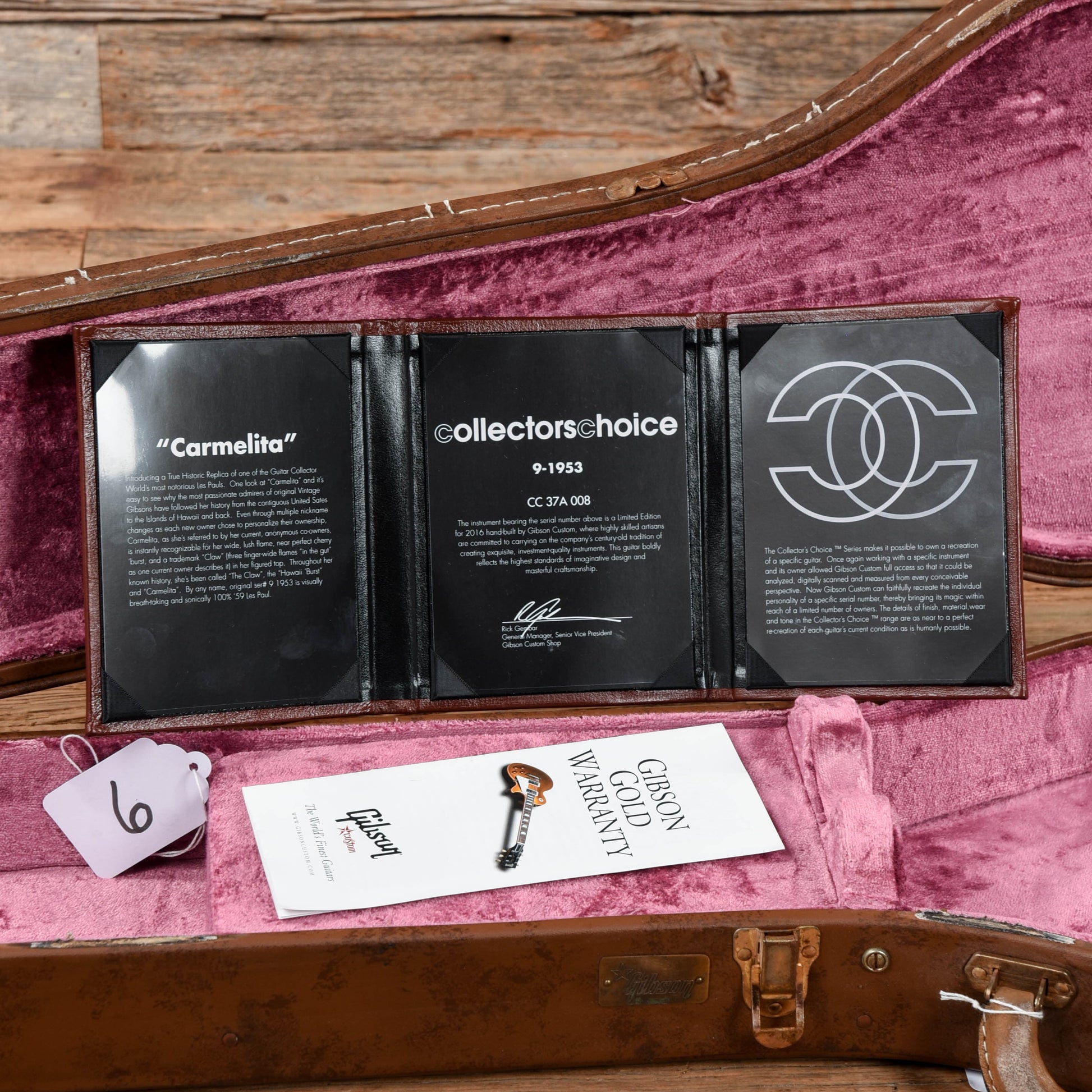 Gibson Collector's Choice #37  "Carmelita" '59 Les Paul Standard Reissue Sunburst 2016 Electric Guitars / Solid Body