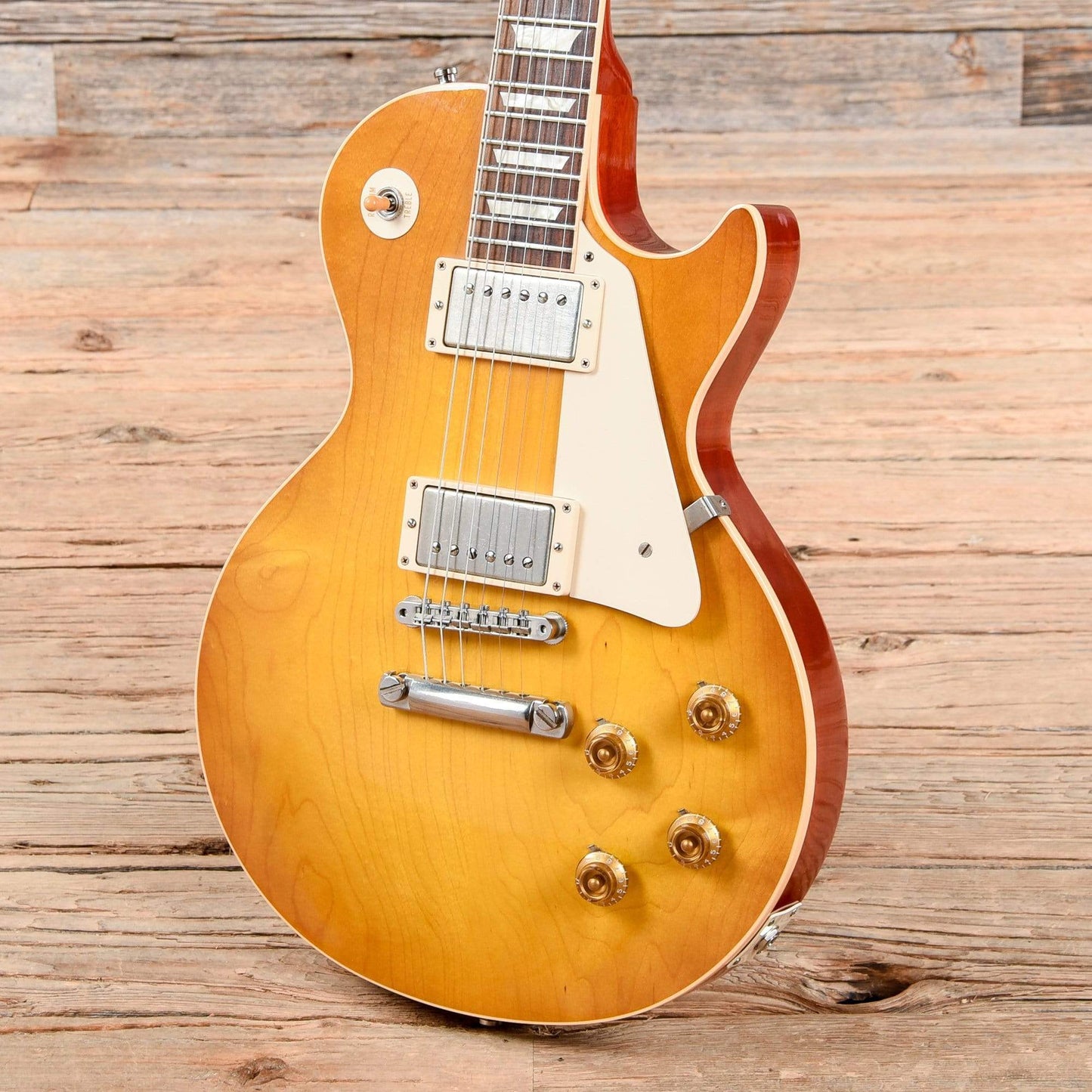 Gibson CS 1958 Les Paul Standard Lemon Burst 2011 Electric Guitars / Solid Body