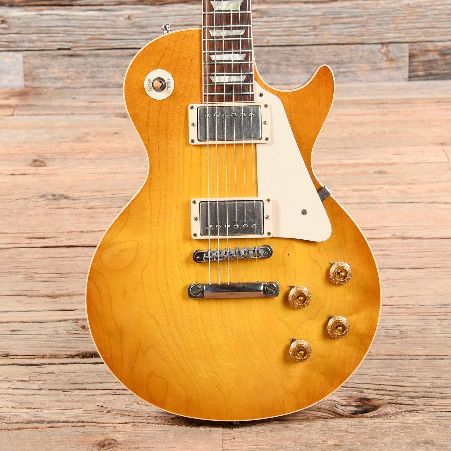 Gibson CS 1958 Les Paul Standard Lemon Burst 2011 Electric Guitars / Solid Body