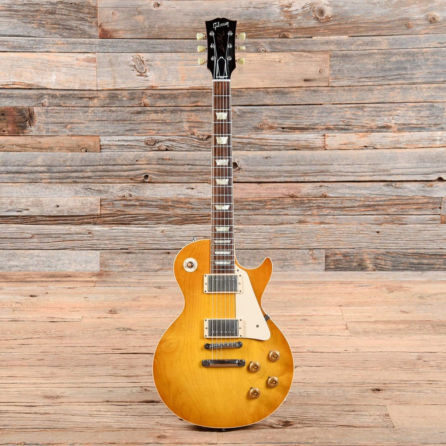 Gibson CS 1958 Les Paul Standard Lemon Burst 2011 Electric Guitars / Solid Body