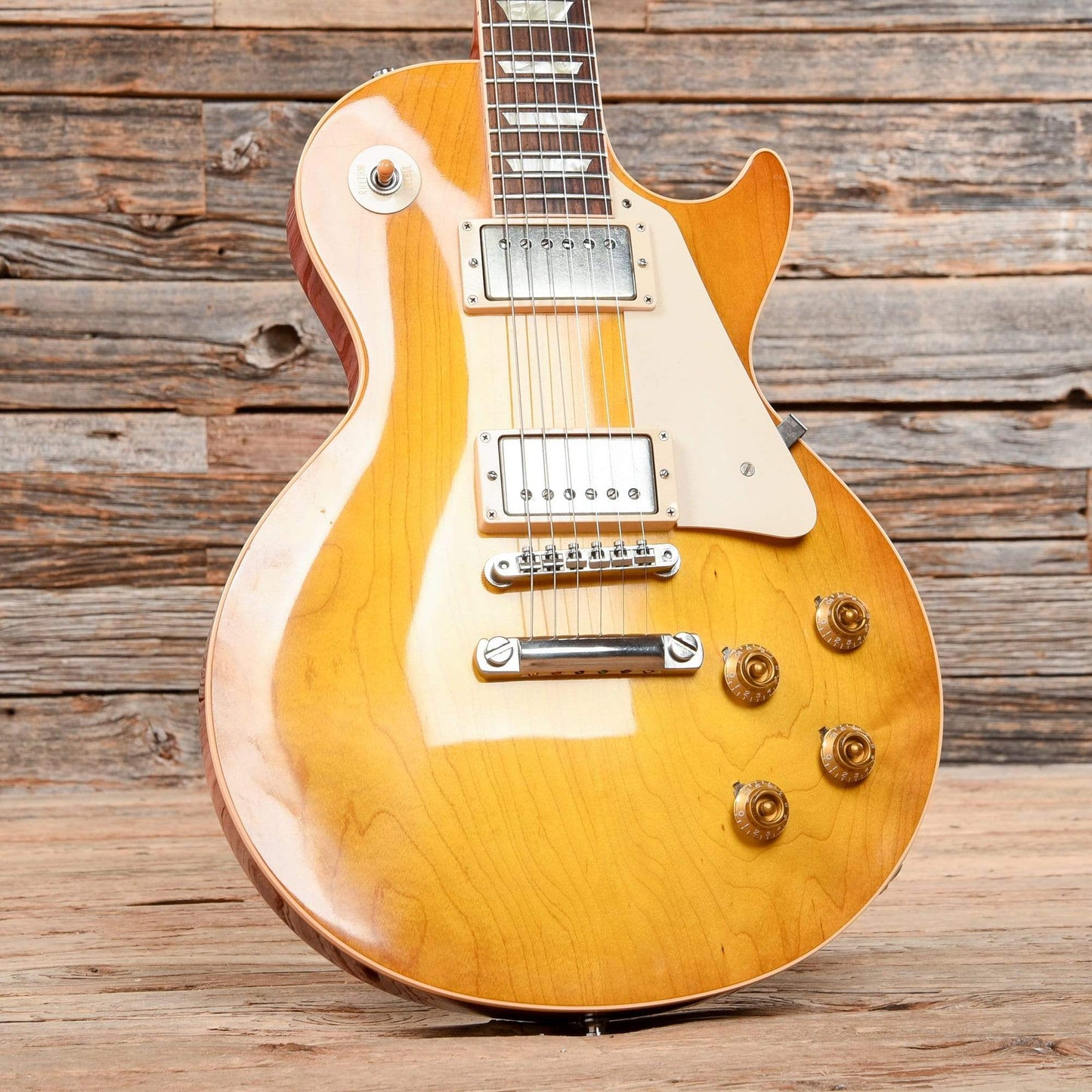 Gibson CS 1958 Les Paul Standard Lemon Burst 2011 Electric Guitars / Solid Body