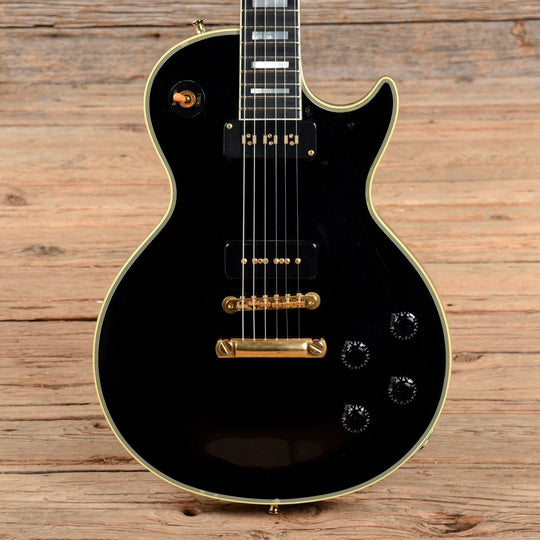 Gibson Custom 1954 Les Paul Custom Reissue Ebony 2008 Electric Guitars / Solid Body