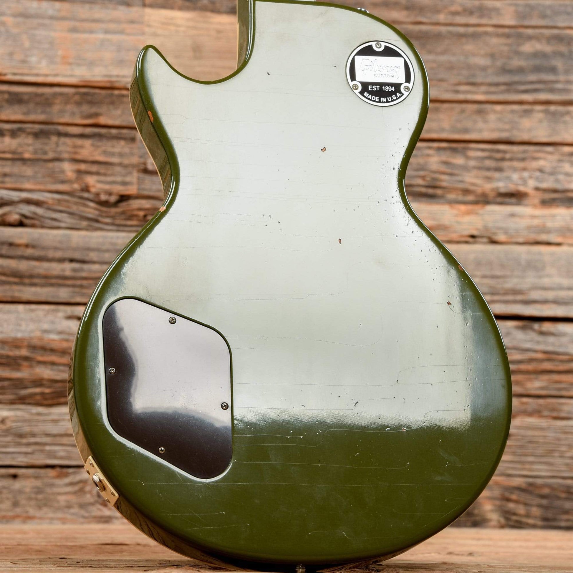 Gibson Custom 1954 Les Paul M2M Lightly Aged Olive Drab 2019 Electric Guitars / Solid Body