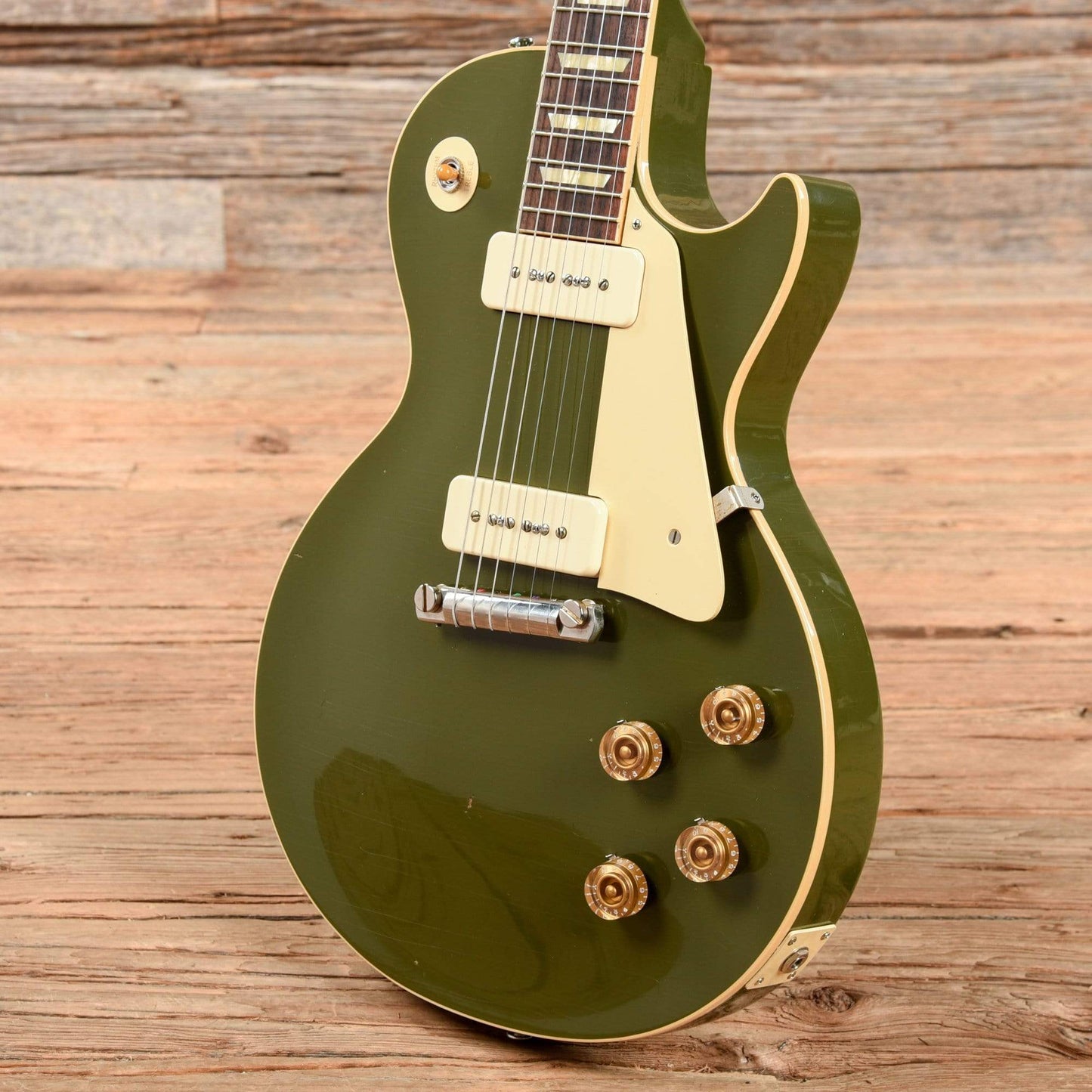 Gibson Custom 1954 Les Paul M2M Lightly Aged Olive Drab 2019 Electric Guitars / Solid Body
